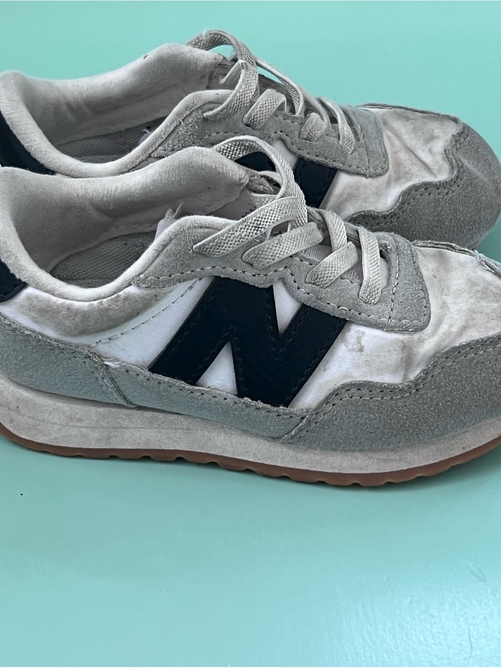 New Balance 237 Toddler Sneakers Size 9 Gray/Navy Kids Shoes